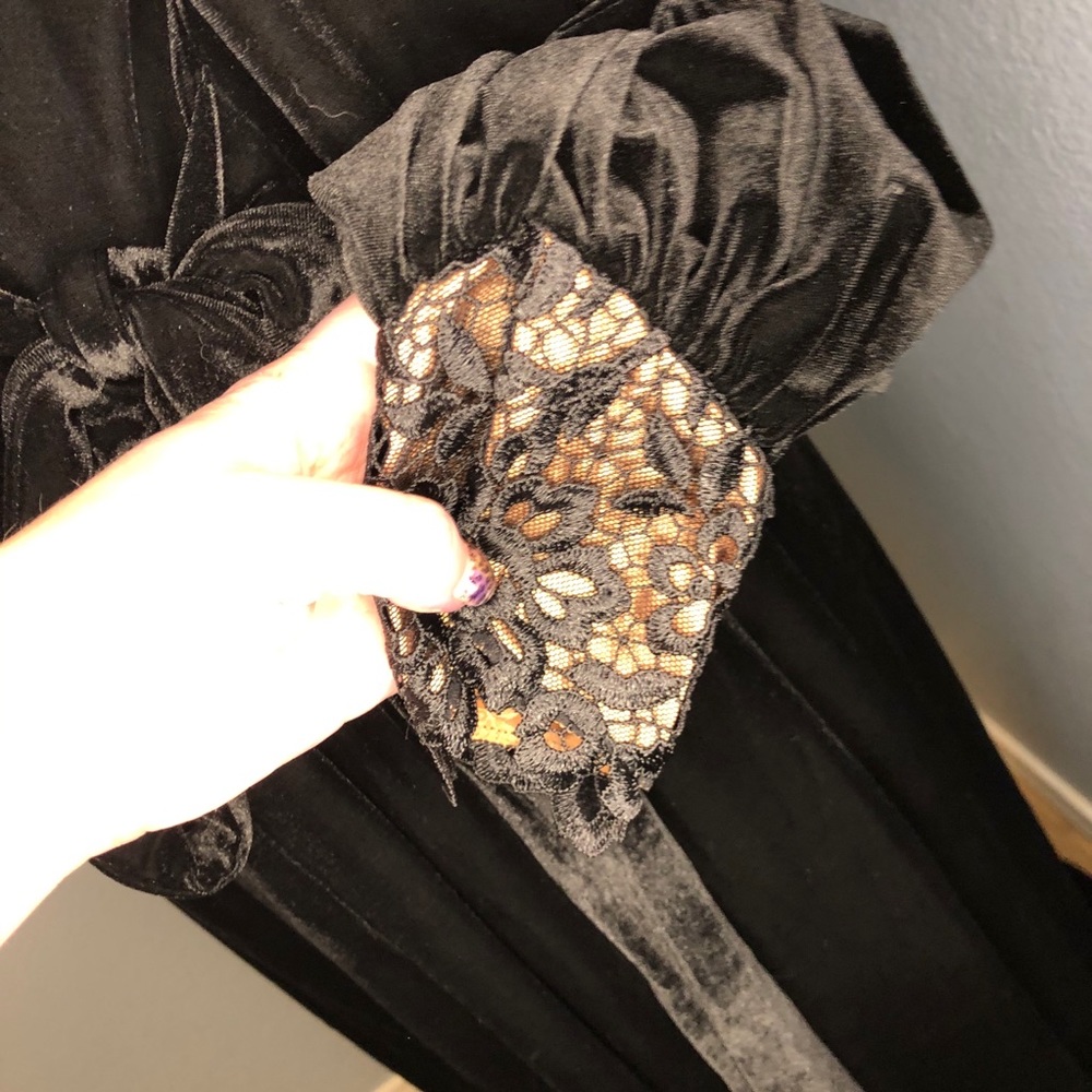 NWOT Dita Von Teese velvet DAHLIA retro Robe L - Picture 6 of 13